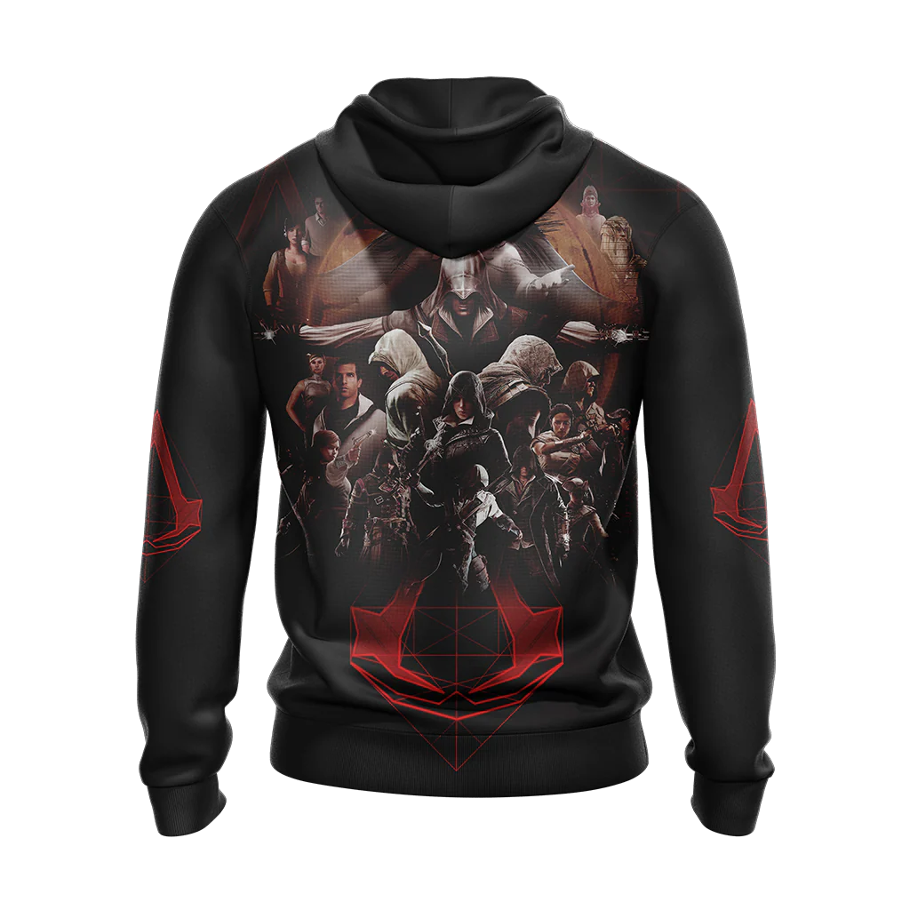 Nothing is True - Everything is Permitted Assassin's Creed All Over Print T-shirt Zip Hoodie Pullover Hoodie - Image 9