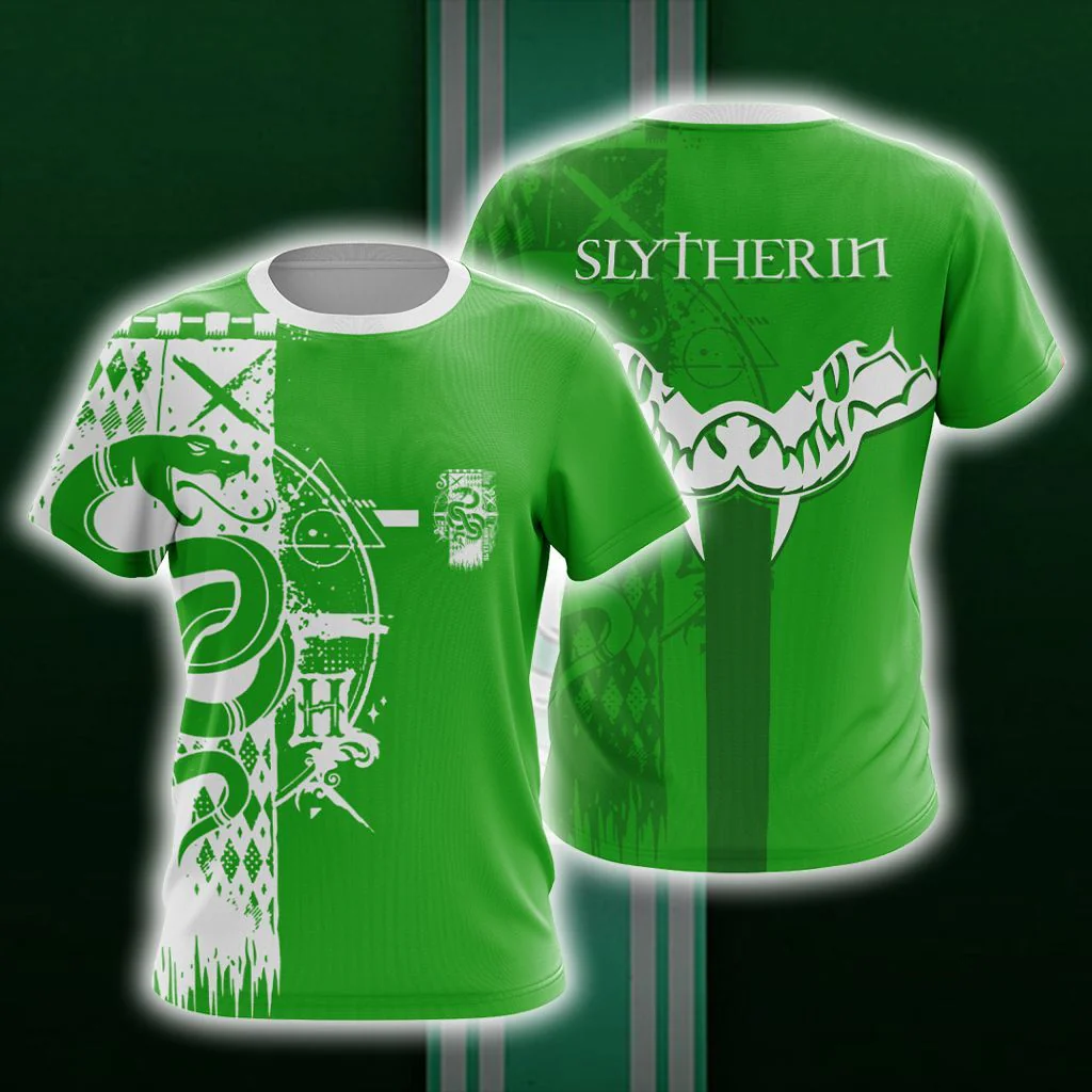 Harry Potter Hogwarts House Gryffindor Slytherin Ravenclaw Hufflepuff T-shirt Zip Hoodie Pullover Hoodie - Image 7