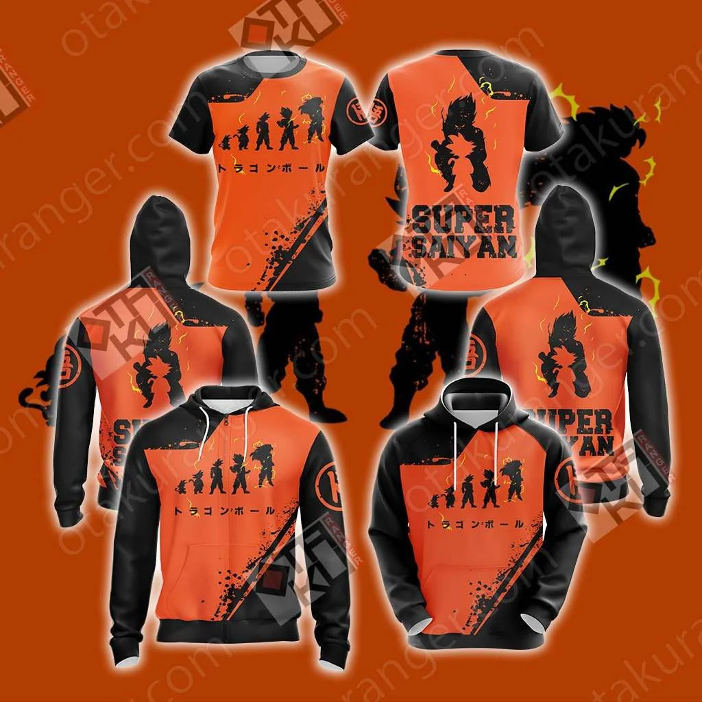 Dragon Ball Super Saiyan Unisex 3D T-shirt - Image 12