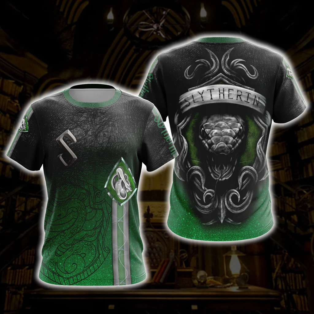 Harry Potter Hogwarts House Gryffindor Slytherin Ravenclaw Hufflepuff T-shirt Zip Hoodie Pullover Hoodie - Image 11