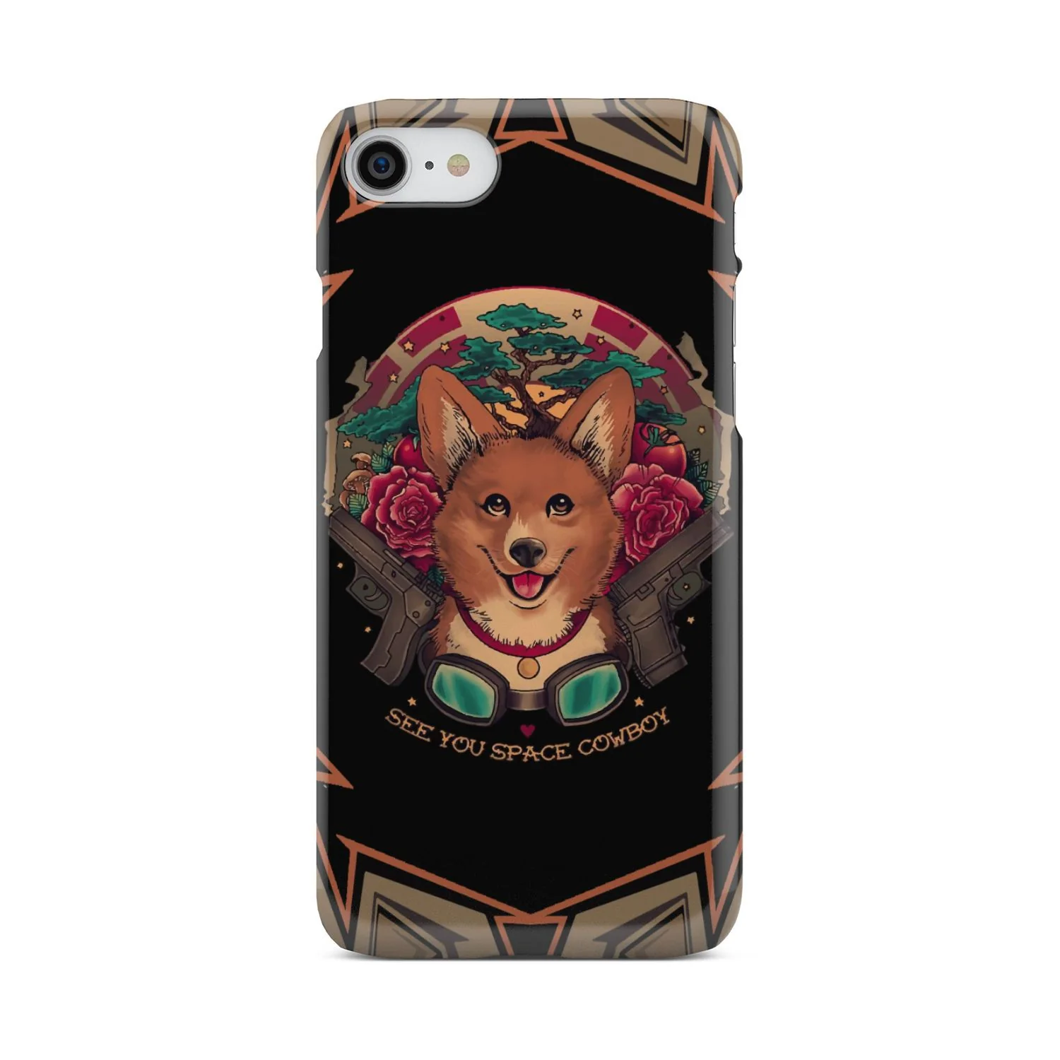 Cowboy Bebop Corgi Dog Ein Phone Case - Image 13