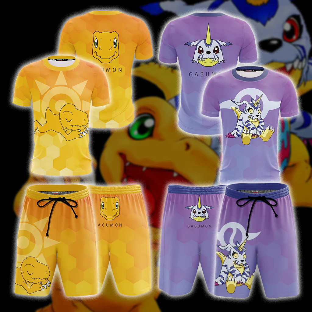 Digimon - Gabumon New Style Unisex 3D T-shirt - Image 4