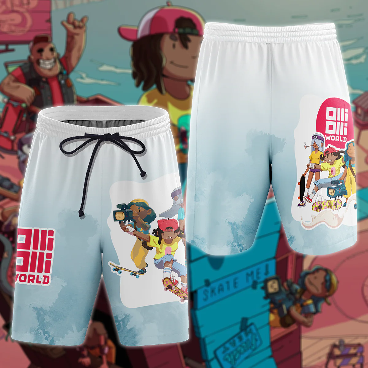 OlliOlli World 3D All Over Print T-shirt Tank Top Zip Hoodie Pullover Hoodie Hawaiian Shirt Beach Shorts Jogger - Image 6