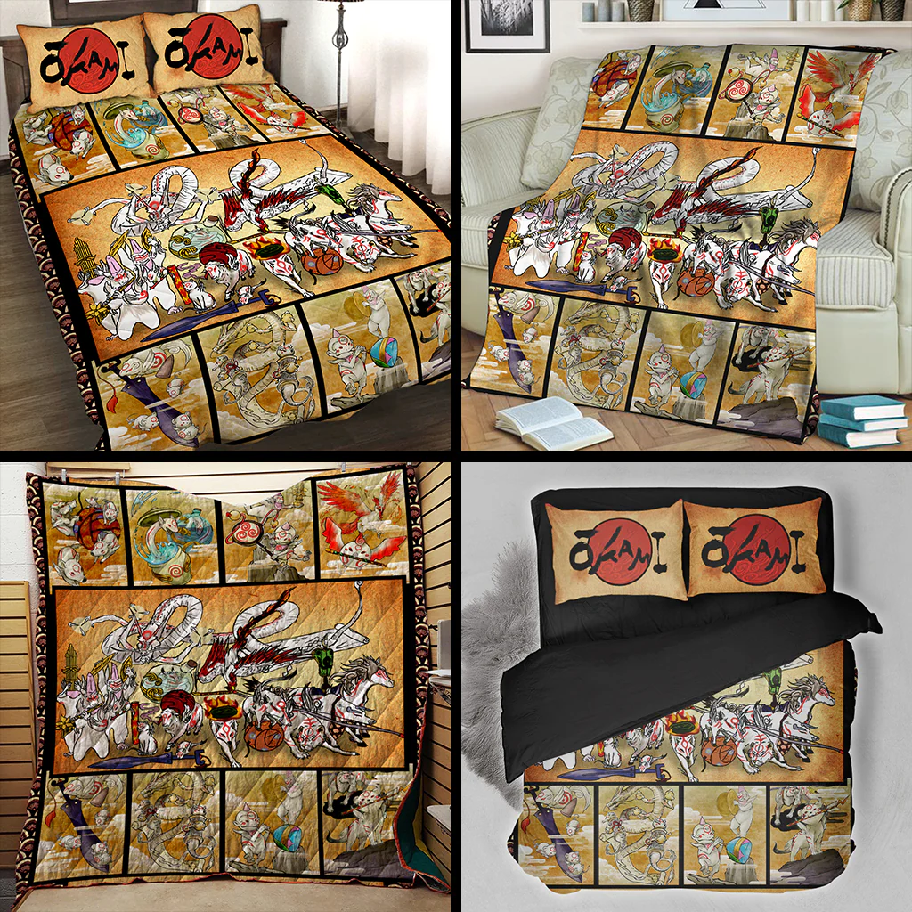 Okami Animals 3D Throw Blanket - Image 3
