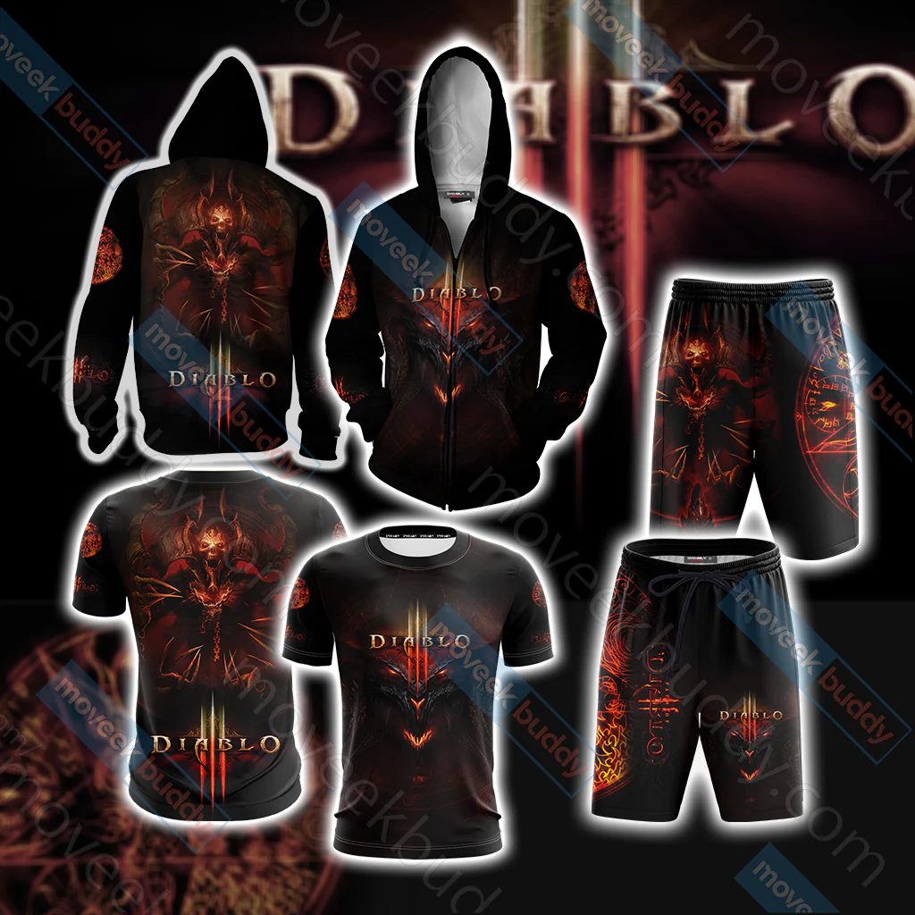 Diablo III New Unisex 3D T-shirt - Image 4