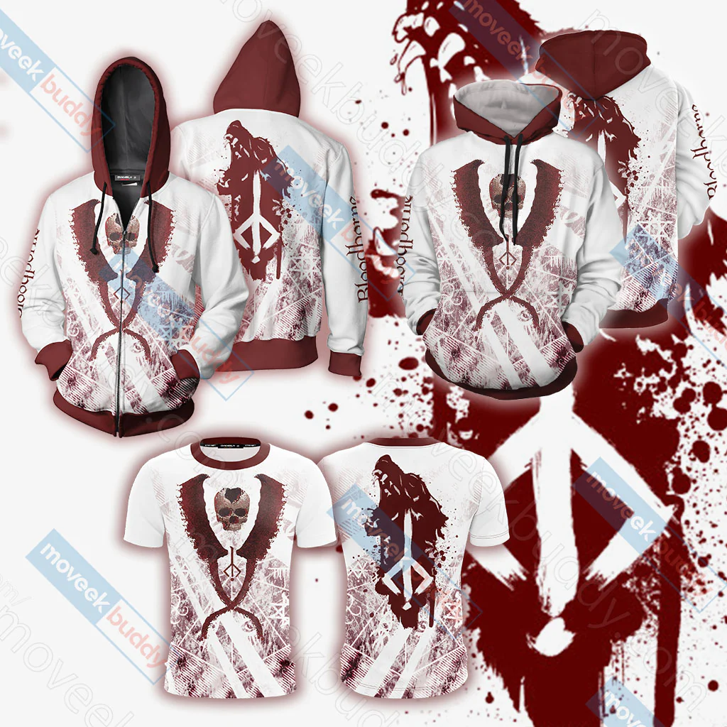 Bloodborne - Hunter's Mark Unisex 3D T-shirt - Image 4