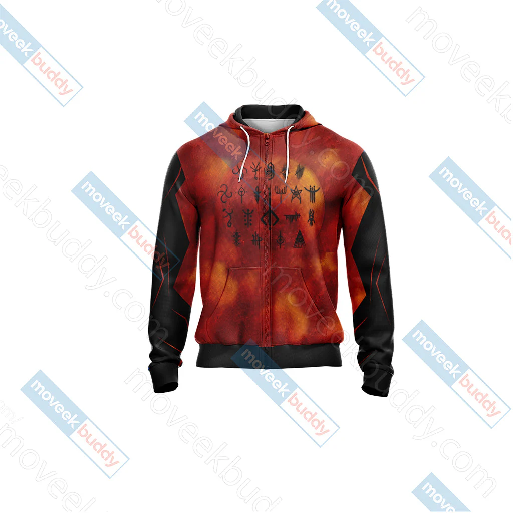 Bloodborne - Runes Unisex 3D T-shirt - Image 6