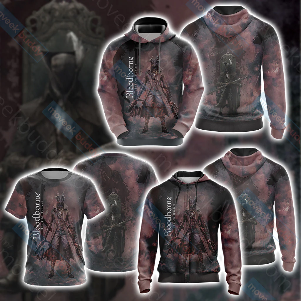 Bloodborne - The Hunter New Unisex 3D T-shirt - Image 12