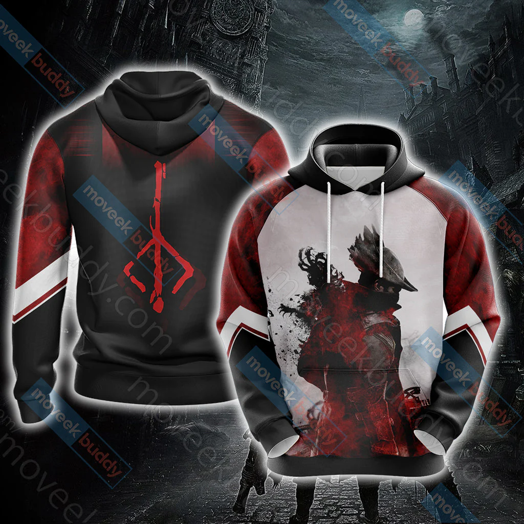 Bloodborne - Hunter's Mark New Unisex 3D T-shirt - Image 9