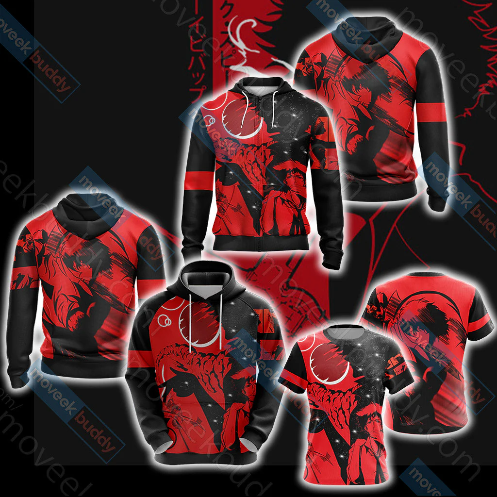 Cowboy Bebop Unisex 3D T-shirt - Image 13