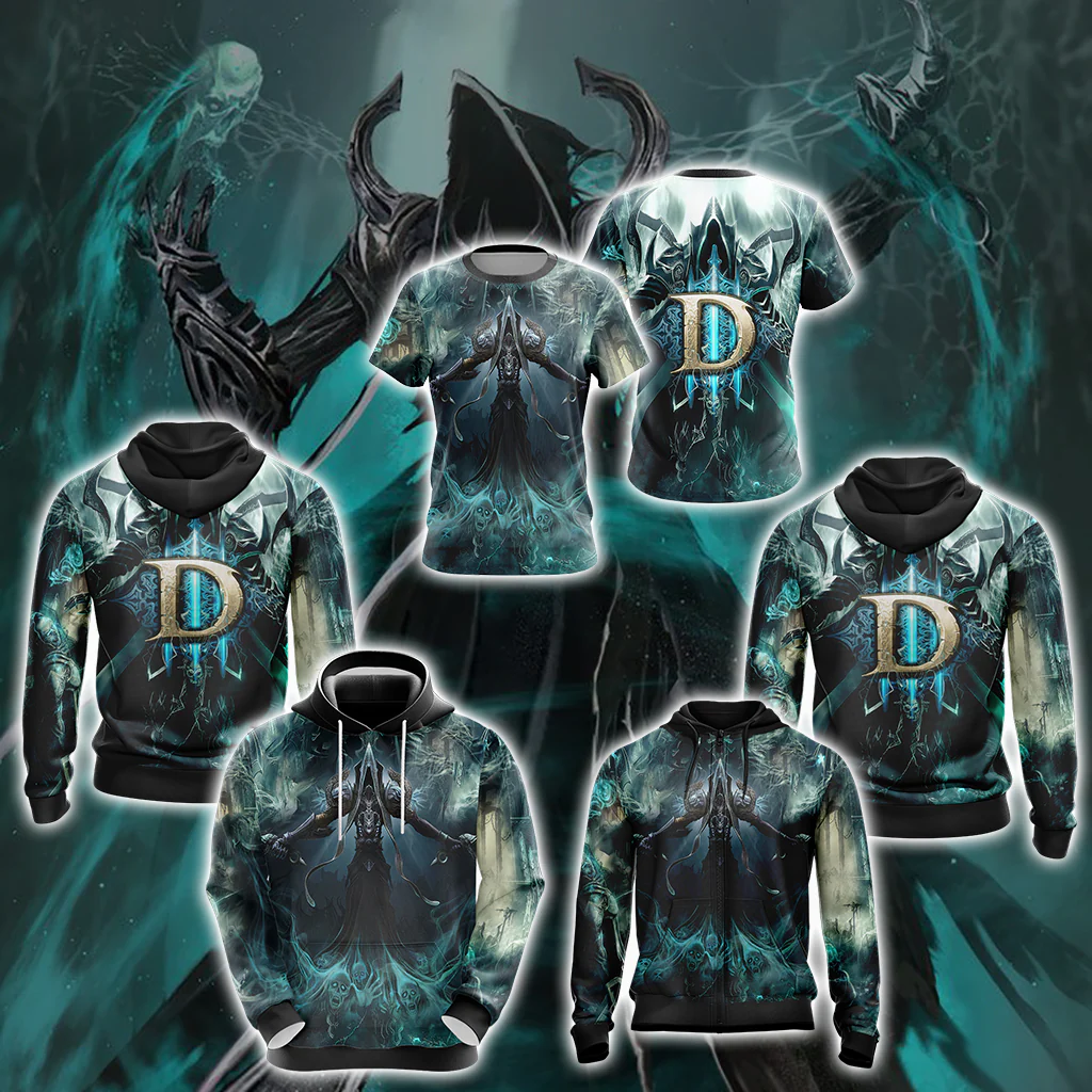 Diablo Diablo Reaper Of Souls New Unisex 3D T-shirt - Image 4