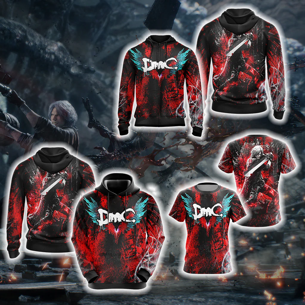 Devil May Cry Unisex 3D T-shirt - Image 12