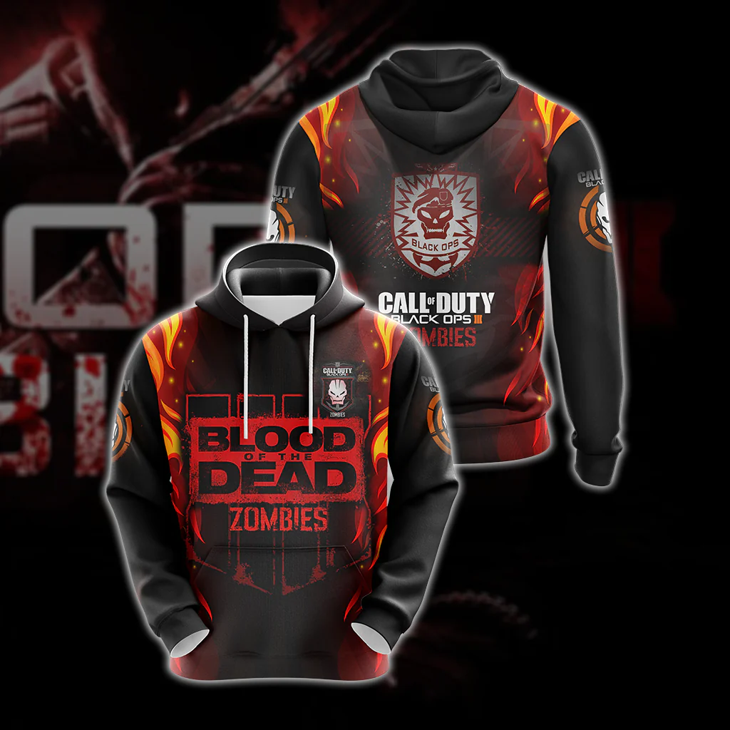Call of Duty: Black Ops Zombies Unisex 3D T-shirt - Image 5