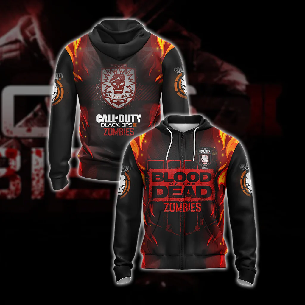 Call of Duty: Black Ops Zombies Unisex 3D T-shirt - Image 9