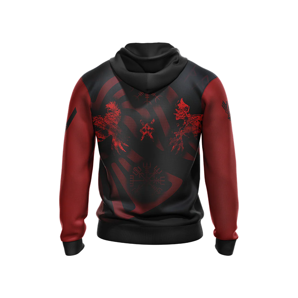 Vikings - Ravens Unisex 3D T-shirt - Image 7