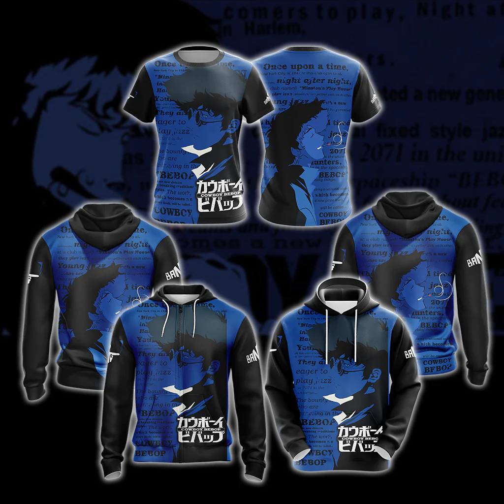 Cowboy Bebop New Style Unisex 3D T-shirt - Image 8