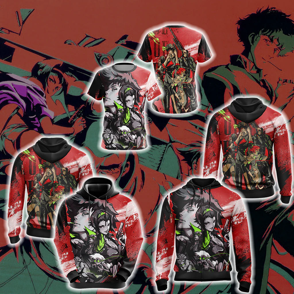 Cowboy Bebop - New Unisex 3D T-shirt - Image 12