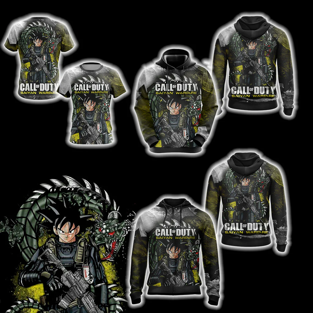 Call of Duty Game - Goku Unisex 3D T-shirt - Image 12