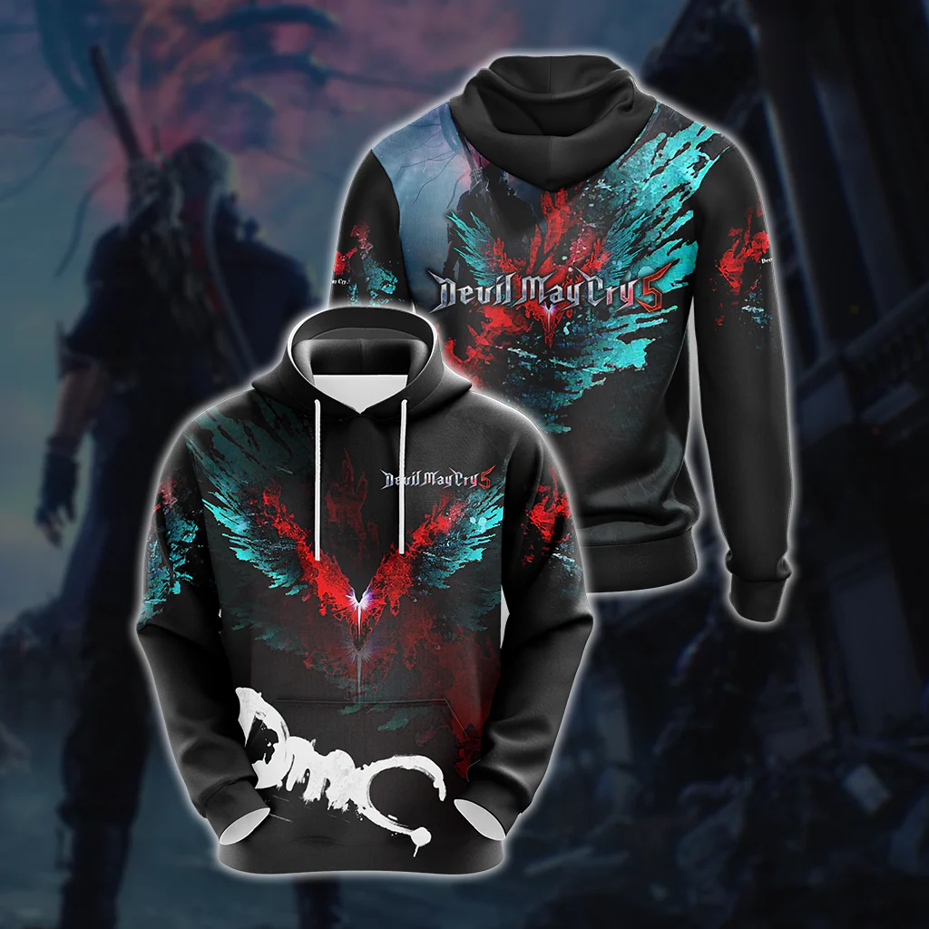 Devil May Cry 5 Unisex 3D T-shirt - Image 5