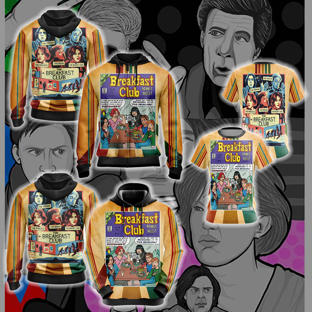 The Breakfast Club Unisex 3D T-shirt - Image 12