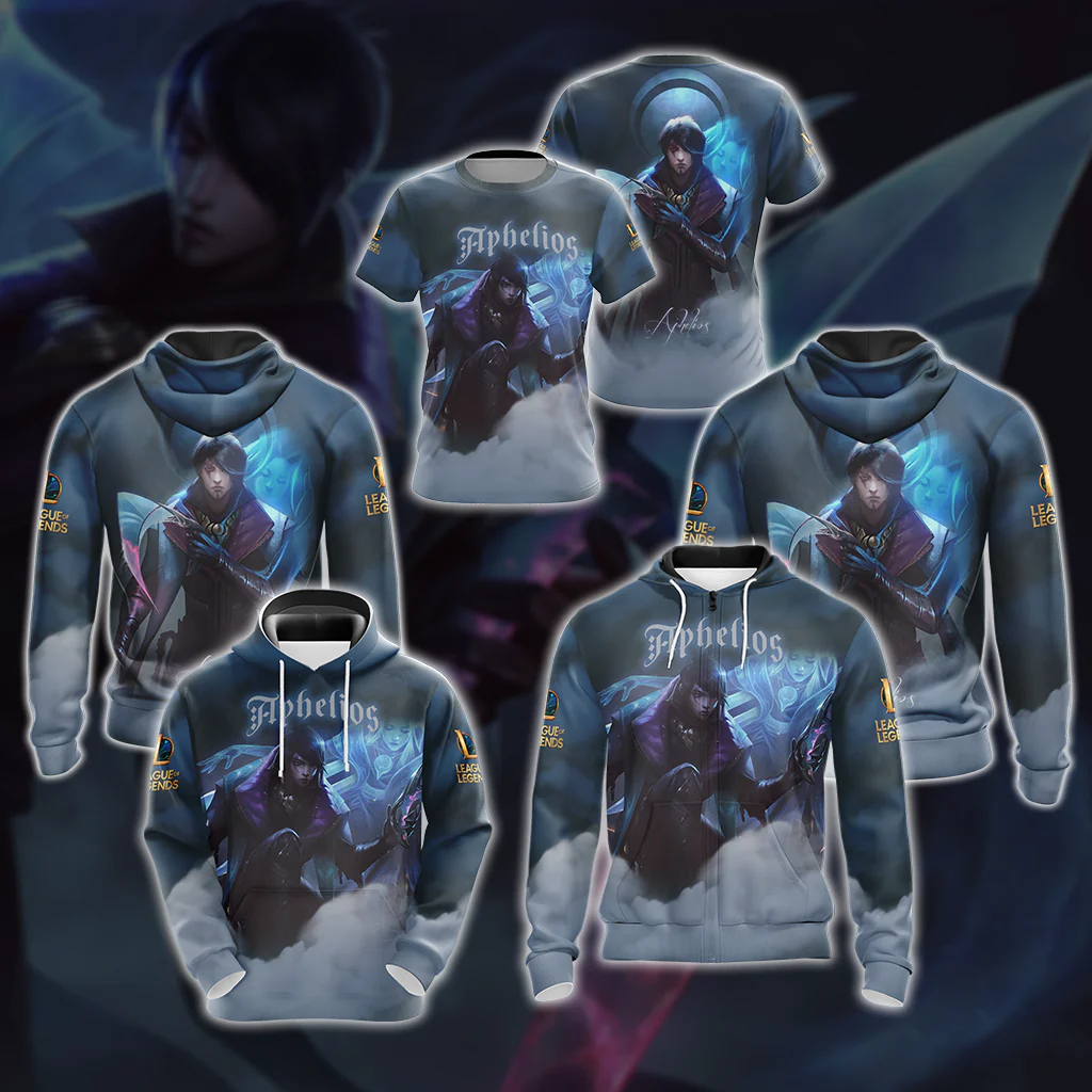 League of Legends - Aphelios Champion Unisex 3D T-shirt - Image 12