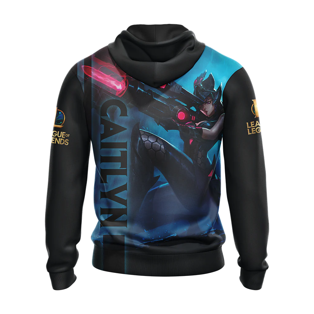 League of Legends - Caitlyn Champion Unisex 3D T-shirt - Image 11