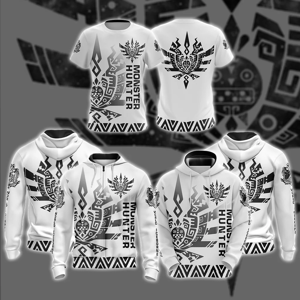 Monster Hunter Ultimate 4 Symbol Unisex 3D T-shirt - Image 5