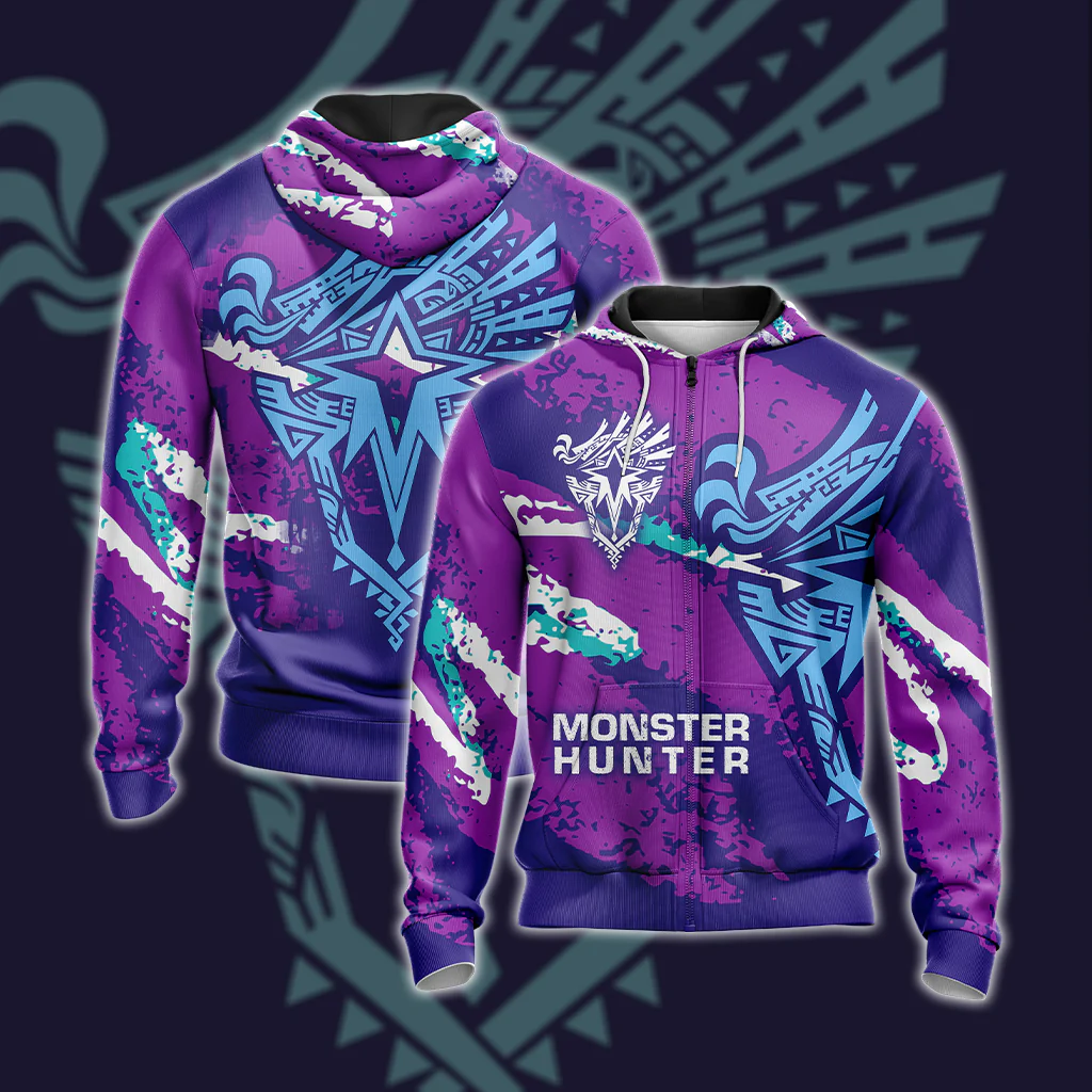 Monster Hunter World Iceborne - Logo Unisex 3D T-shirt - Image 5