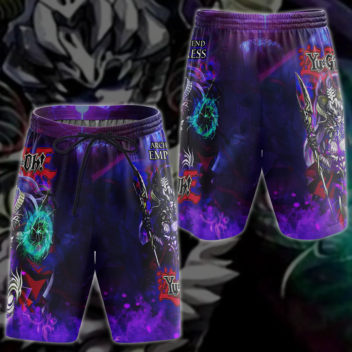 Yu-Gi-Oh! Archfiend Empress Video Game 3D All Over Print T-shirt Tank Top Zip Hoodie Pullover Hoodie Hawaiian Shirt Beach Shorts Jogger - Image 6