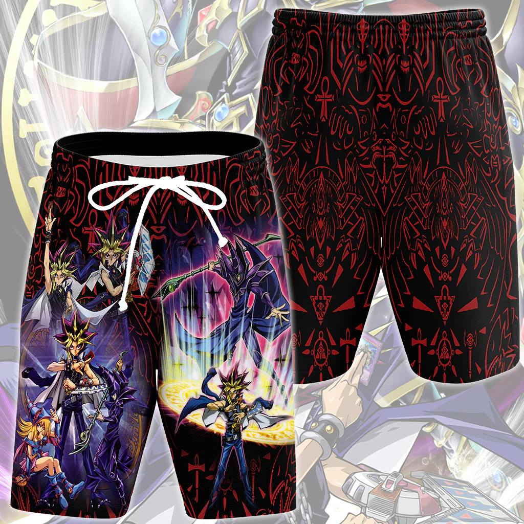 Yu-Gi-Oh! Dark Magician Video Game All Over Printed T-shirt Tank Top Zip Hoodie Pullover Hoodie Hawaiian Shirt Beach Shorts Joggers - Image 5