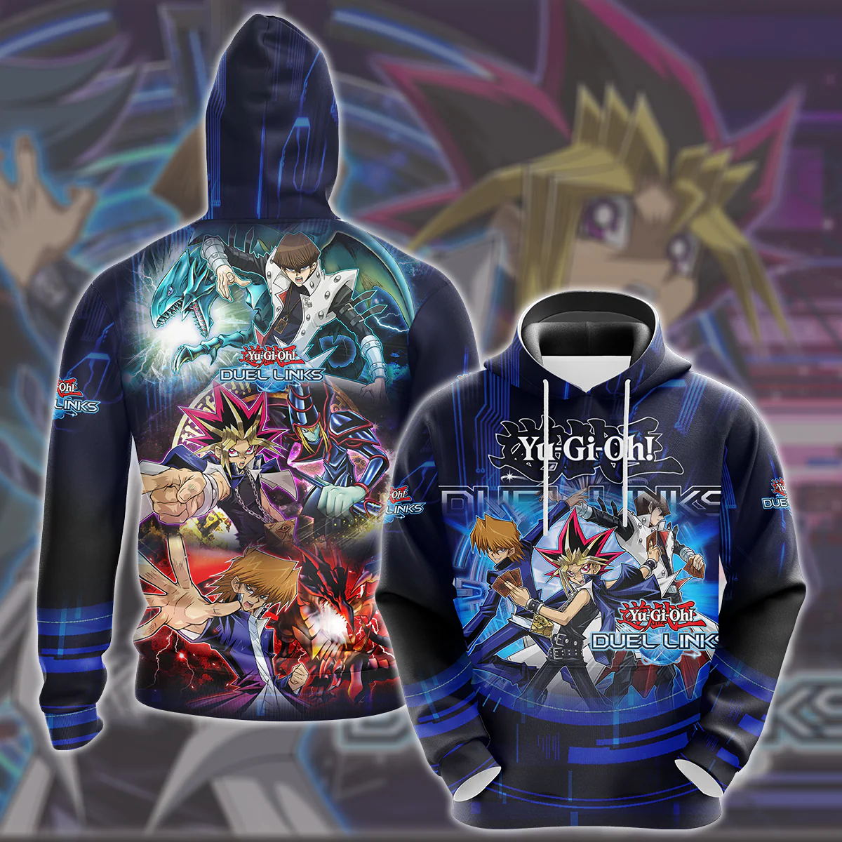 Yu-Gi-Oh! Duel Links Video Game All Over Printed T-shirt Tank Top Zip Hoodie Pullover Hoodie Hawaiian Shirt Beach Shorts Joggers - Image 3